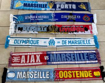 Lot Olympique Marseille sjaals (6 stuks) beschikbaar voor biedingen