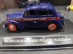 MOSKVICH 400 RUSSIAN POLICE, Comme neuf, Enlèvement ou Envoi