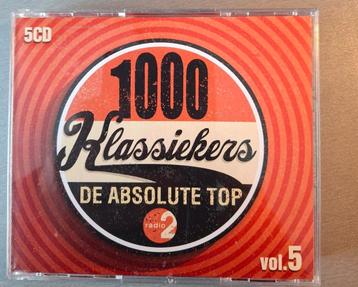 5cd box.  1000 klassiekers. Vol. 5. (Radio 2). beschikbaar voor biedingen