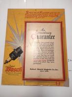 BOSCH SPARK PLUG SIGN - USA 1928, Verzamelen, Merken en Reclamevoorwerpen, Ophalen of Verzenden, Gebruikt, Reclamebord