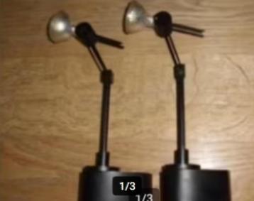 2 prachtige 12 V DESIGN OPBOUW SPOTJES V 6 EURO, Enlèvement ou Envoi