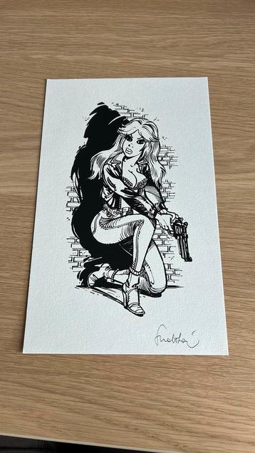Walthéry Rubine ex-libris gesigneerd beschikbaar voor biedingen