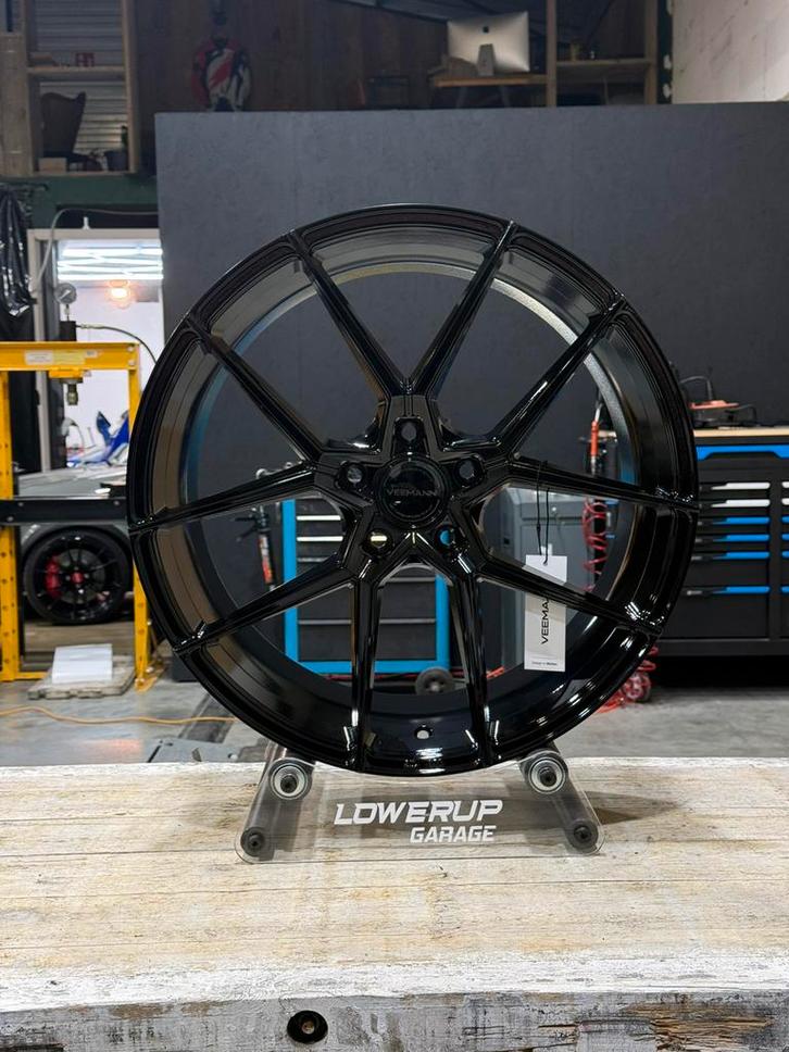 Veemann V-FS39 20 inch breedset 5x112 gloss black, Autos : Pièces & Accessoires, Pneus & Jantes, Jante(s), 20 pouces, Enlèvement