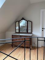 Klassieke commode met spiegel en marmeren blad, Ophalen
