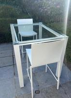 tuintafel met 2 barkrukken, Ophalen