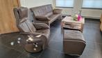 Jori lederen salon in perfecte staat !, Huis en Inrichting, Ophalen, Gebruikt, Leer, Hedendaags