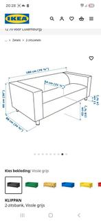 2 zit zetel ikea, Huis en Inrichting, Zetels | Zetels, Ophalen, Nieuw, Tweepersoons, Rechte bank
