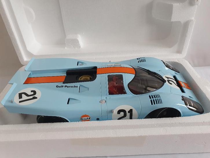 Porsche 917K 24h LeMans 1970 Gulf Minichamps 1:12, Hobby en Vrije tijd, Modelauto's | 1:5 tot 1:12, Nieuw, Auto, 1:9 t/m 1:12