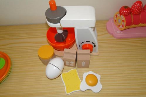 houten spullen speelkeuken : ingrediënten, keukenmachines, ., Enfants & Bébés, Jouets | Jouets en bois, Utilisé, Meuble ou Kitchenette