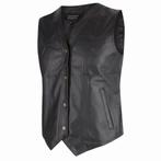 Leren gilet in small t/m 6xl, Ophalen of Verzenden