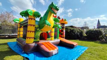 Zomerpromo: Dino of safari springkasteel te huur, Enlèvement