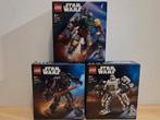 (GESEALD) Lego 75368 Darth Vader, 75369 Boba Fett en 75370, Enlèvement ou Envoi, Neuf, Ensemble complet, Lego
