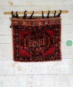 Antieke handgeknoopte kamelzak/tapijt, Ophalen of Verzenden