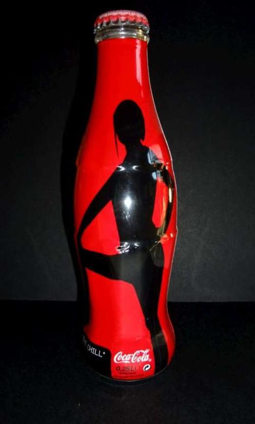 Coca-cola fles wrapped bottle: vol - goede staat, Verzamelen, Merken en Reclamevoorwerpen, Ophalen of Verzenden