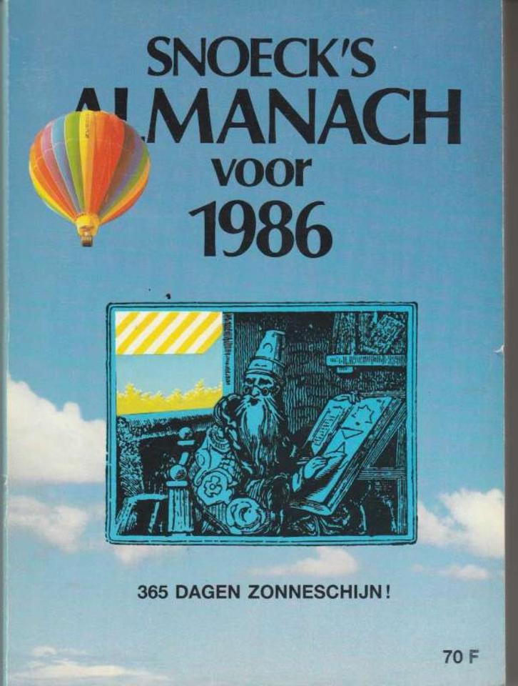 Snoeck's almanach voor 1986 - 365 dagen zonneschijn, Boeken, Humor, Nieuw, Verhalen, Ophalen of Verzenden