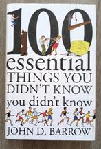 100 essential things you didn't know you didn't know Barrow, Utilisé, Enlèvement ou Envoi