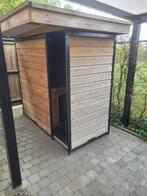 Geïsoleerd hondenhok met buitenren en dak, Dieren en Toebehoren, Ophalen, 100 cm of meer, Hondenhok, 110 cm of meer