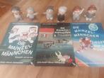 Die Mainzel-Männchen 6 poupées + 3 livres série complète., Utilisé, Enlèvement ou Envoi, Poupée