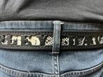 zwart leren harley davidson riem met python, Motoren, Ophalen, Nieuw