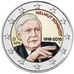 2 euro Duitsland 2018 Helmut Schmidt gekleurd, 2 euro, Duitsland, Ophalen of Verzenden