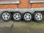 4 jantes en tôle 5x112 + pneus 4 Saisons!, 15 pouces, 4 Saisons, Pneu(s), Enlèvement