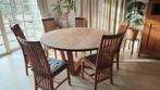 Tafel en stoelen van Teak, Huis en Inrichting, Ophalen, Gebruikt