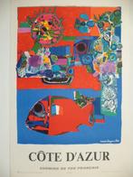 1972 Roger BEZOMBES Côte D'Azur SNCF, affiche lithographique, Enlèvement ou Envoi