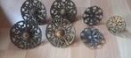 7 vintage kastknoppen, 50 tot 100 mm, Overige typen, Gebruikt, Ophalen of Verzenden