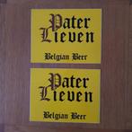 2 stickers Pater Lieven, Verzamelen, Biermerken, Ophalen of Verzenden