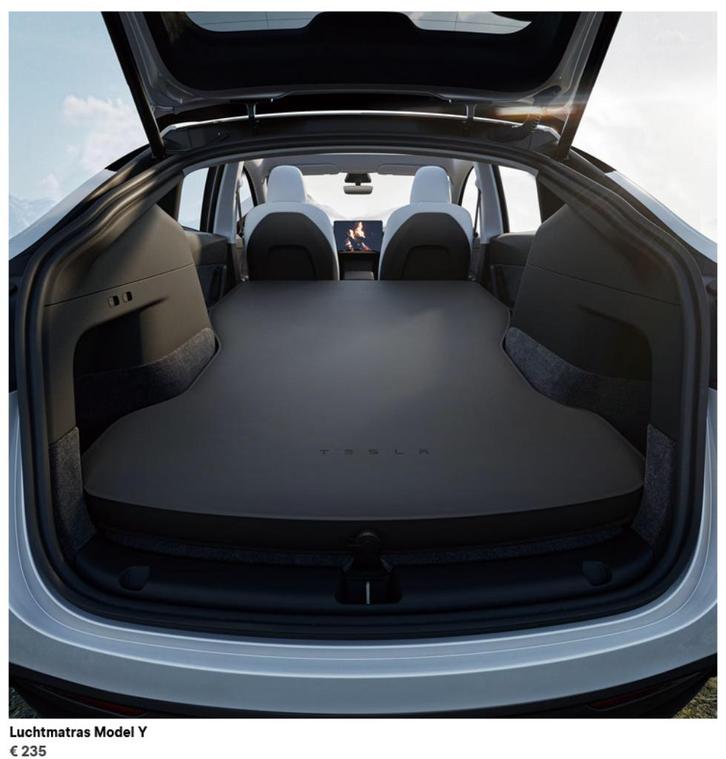 Nieuwe Tesla luchtmatras met garantie/factuur op eigen naam, Auto diversen, Auto-accessoires, Nieuw, Ophalen of Verzenden