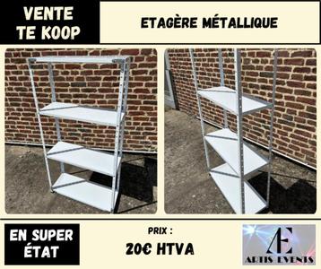 Etagère métallique - En super état beschikbaar voor biedingen