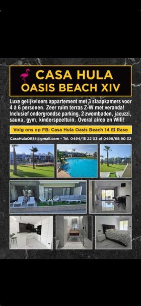 Casa Hula Oasis Beach XIV te huur, Vakantie, Vakantiehuizen | Spanje, Costa Blanca, Appartement, Overige, Aan zee, Aan meer of rivier