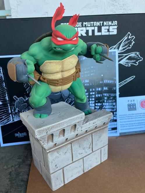 Statue Fariboles Tortues Ninja - Raphael - no Aroutcheff, Verzamelen, Beelden en Beeldjes, Gebruikt, Overige typen, Ophalen of Verzenden