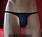 Thong TM Teardrop Zwart, Ophalen of Verzenden, Zwart, TM, Slip