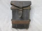 Engels leren tasje voor clinometer 25 Pounder kanon 1942-TOP, Enlèvement ou Envoi