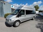 FORD TRANSIT 2.4d met 9 zitplaatsen, Auto's, Bedrijf, 5 deurs, Dealer onderhouden, Zilver of Grijs