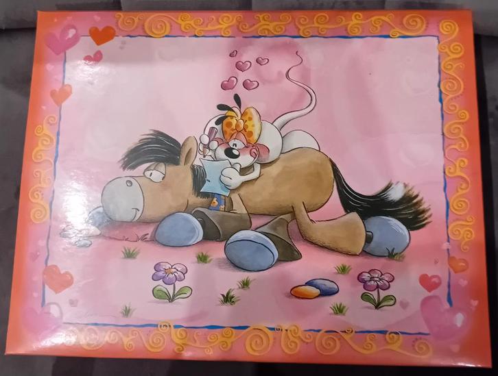 Diddl 80 vierkante blaadjes nummer 57 in schrijfwarenbox, Verzamelen, Diddl, Nieuw, Papier, Kaart of Schrift, Diddl, Ophalen of Verzenden