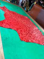 Rode kleur camo leer lap 1.3 mm dikte soepel A-527, Enlèvement ou Envoi, Comme neuf