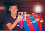 Gesigneerd shirt Messi Barcelona, Comme neuf, Maillot, Enlèvement ou Envoi