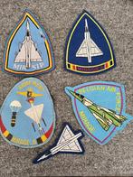 force aerienne belge 5x badge - patch mirage BAF FAE, Verzamelen, Luchtvaart en Vliegtuigspotten, Ophalen of Verzenden, Zo goed als nieuw