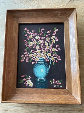 Klassiek schilderij N. Rene beschikbaar voor biedingen