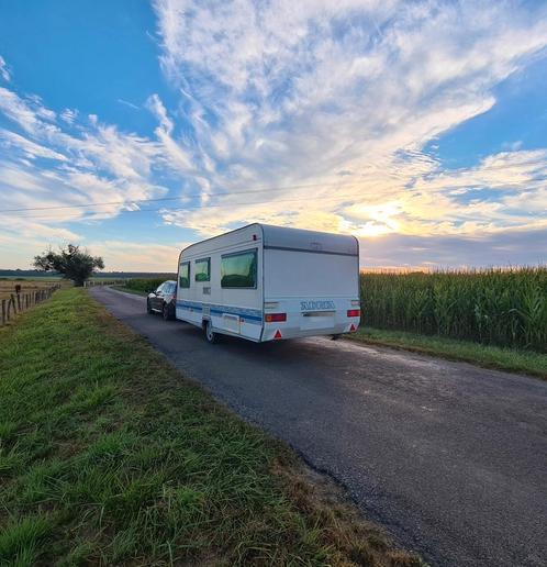 Caravan Adria 502 UP met luifel en voortent, Caravans en Kamperen, Mobilhomes, Particulier, tot en met 4, Adria, Ophalen