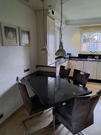 granieten tafel jasberg, Comme neuf, Noir, 50 à 100 cm, Enlèvement