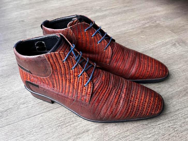 Floris van Bommel herenschoenen maat 8 / 42 H, Vêtements | Hommes, Chaussures, Comme neuf, Chaussures à lacets, Autres couleurs