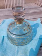 Carafe en verre transparent avec dorures, Ophalen of Verzenden