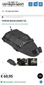 Zadeltas mountainbike nieuw merk topeak backloader  10l., Fietsen en Brommers, Fietsaccessoires | Fietstassen, Ophalen, Nieuw