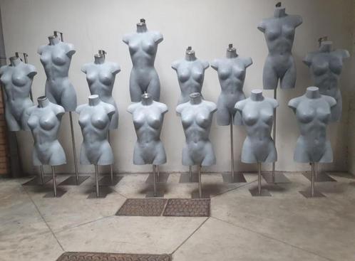 Paspoppen Vrouw op voet met nekbevestiging en Verstelbaar, Hobby en Vrije tijd, Naaien en Fournituren, Zo goed als nieuw, Paspop