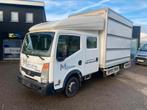 Nissan Cabstar 2.5D Dubbel Cabine F241 **Euro 5** 6 Plaats**, Auto's, Bestelwagens en Lichte vracht, 100 kW, Euro 5, Stof, Wit