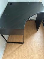 Bureau d’angle IKEA MICKE – Noir, Huis en Inrichting, Ophalen, Zo goed als nieuw, Bureau