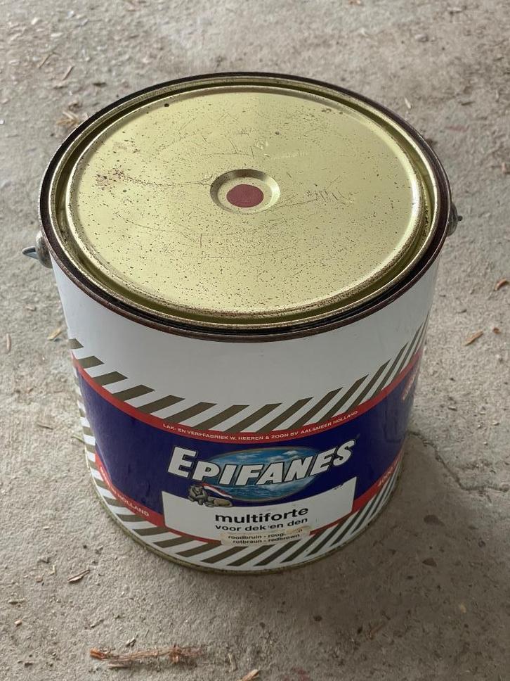 Epifanes Multiforte - roodbruin, 4 liter, Doe-het-zelf en Bouw, Verf, Beits en Lak, Nieuw, Verf, Minder dan 5 liter, Overige kleuren